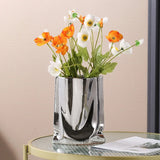 Metallic Flower Vase