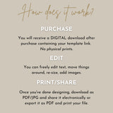 Digital Wedding Invite Template