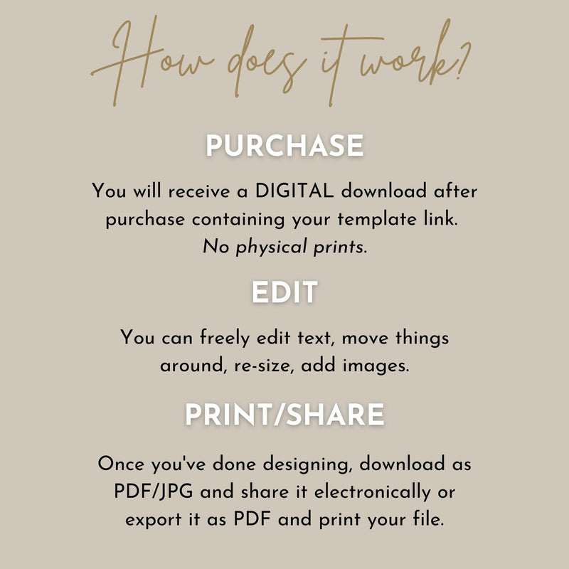 Digital Wedding Invite Template