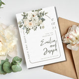 Floral Wedding Invitation Template