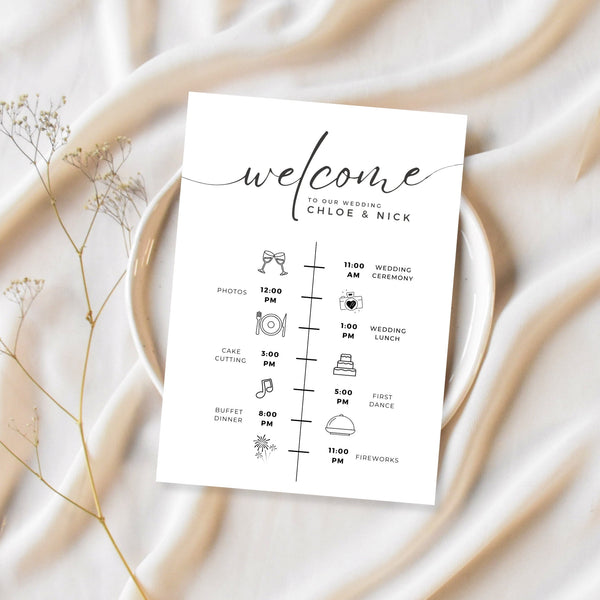 Wedding Timeline Template