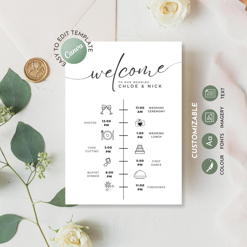 Wedding Timeline Template