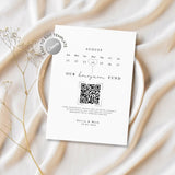 Honeymoon Fund QR Code Sign Template