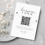 Honeymoon Fund QR Code Sign Template