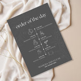 Wedding Order Of The Day Insert