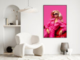 Retro Barbie Print, Modern Wall Art, Y2k Art Print, Barbie Art Poster, Trendy Wall Art, Aesthetic Poster, Quirky home decor, Pink Wall Decor